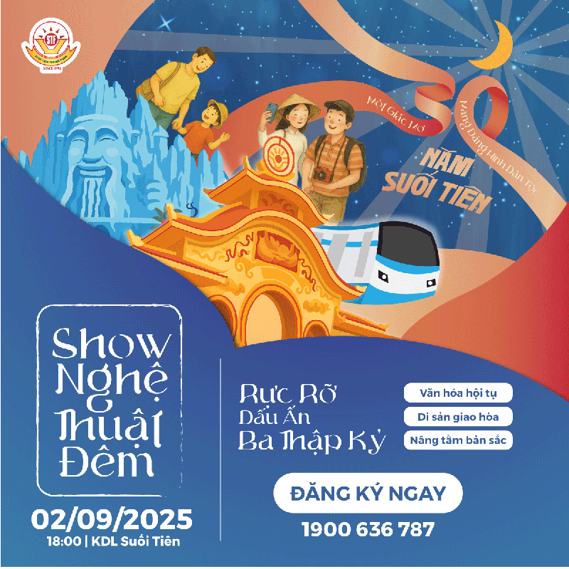 Show Nghệ Thuật Thực Cảnh Đêm - Dấu Ấn Suối Tiên 30 Năm Rực Rỡ