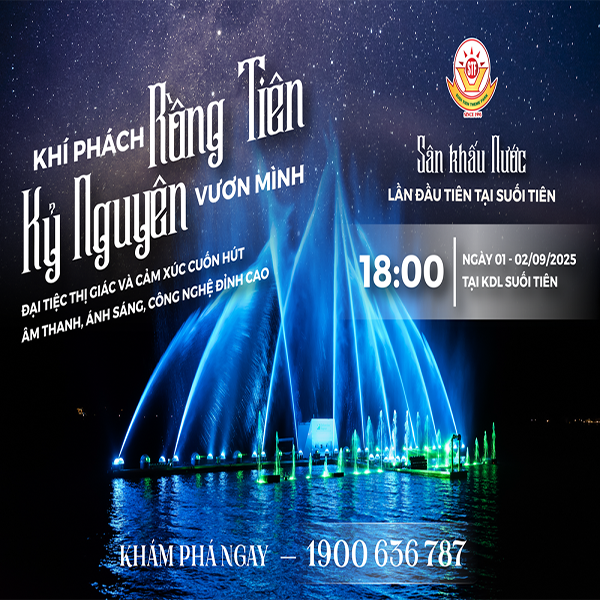 Tưng bừng sinh nhật 30 tuổi, Suối Tiên ưu đãi 50% vé cổng ngày 2/9