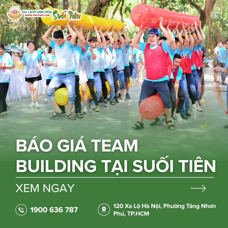 Báo giá tổ chức teambuilding tại Suối Tiên