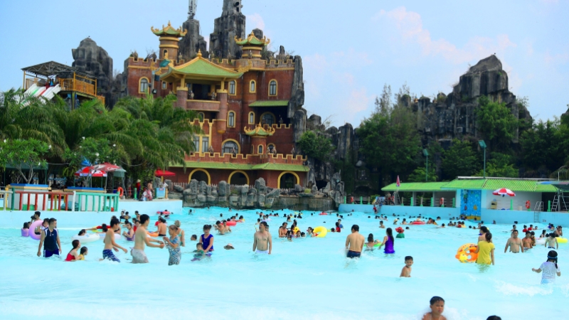 Biển nhân tạo Khu du lịch Đại Nam (Bình Dương) (Nguồn: Sưu Tầm) 