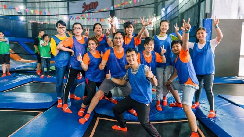 Jump Arena là địa điểm team building sôi động, vui nhộn và tràn đầy năng lượng (Nguồn ảnh: Sưu tầm) Jump Arena là địa điểm team building sôi động, vui nhộn và tràn đầy năng lượng (Nguồn ảnh: Sưu tầm)
