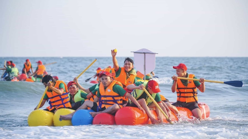 Các chương trình team building của Du Lịch Việt kết hợp du lịch thư giãn (Nguồn: Sưu Tầm) Các chương trình team building của Du Lịch Việt kết hợp du lịch thư giãn (Nguồn: Sưu Tầm)