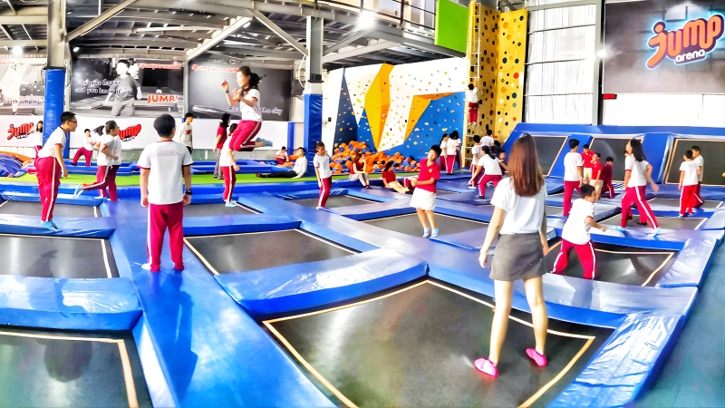 Jump Arena là công viên giải trí bạt nhún ưa thích của giới trẻ (Nguồn: Sưu Tầm)
