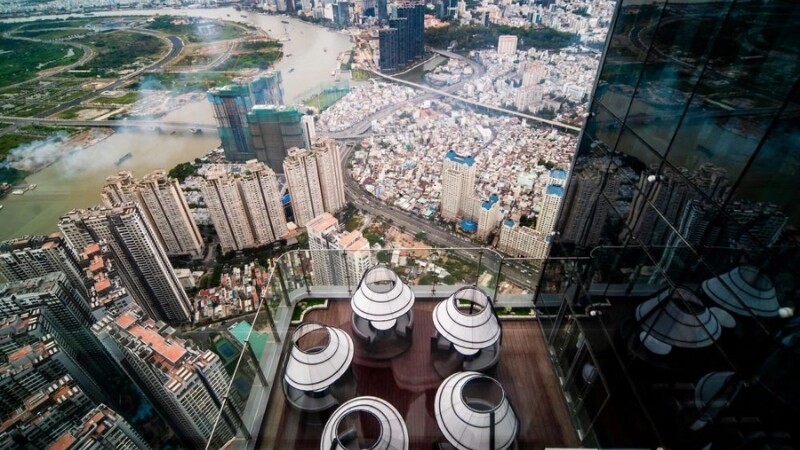 Landmark 81 Skyview đài quan sát ngắm toàn cảnh thành phố Sài Gòn rực rỡ từ trên cao (Nguồn: Sưu tầm)