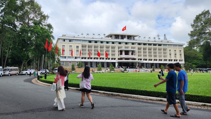 Dinh Độc Lập là di tích lịch sử nổi bật tại trung tâm Sài Gòn (Nguồn: Sưu tầm) Dinh Độc Lập là di tích lịch sử nổi bật tại trung tâm Sài Gòn (Nguồn: Sưu tầm)