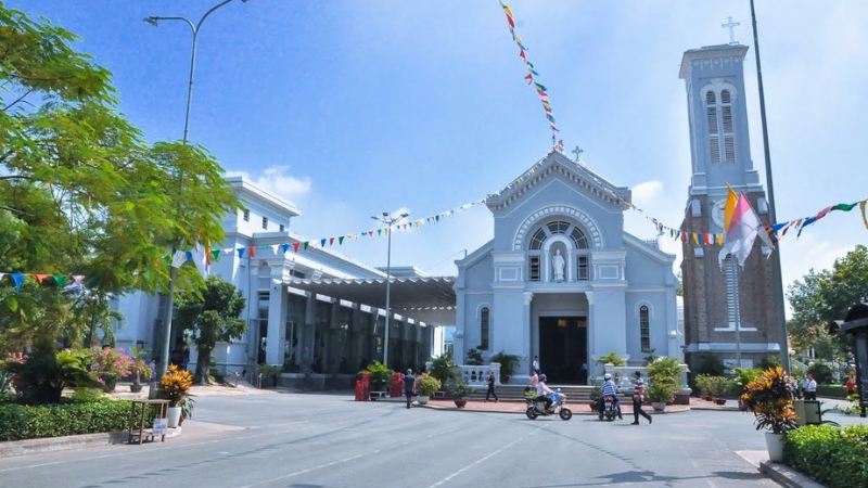 Nhà thờ Hạnh Thông Tây cổ kính, đầy trang nghiêm (Nguồn: Sưu tầm)