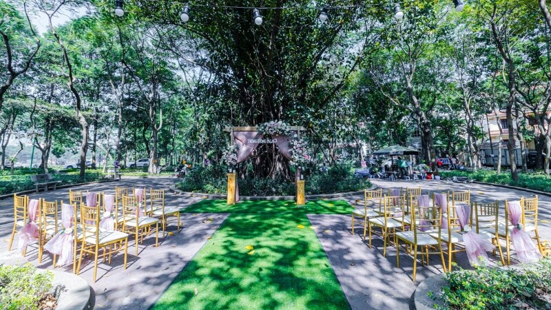Địa điểm tổ chức Gala Dinner ngoài trời tại TP,HCM - Garden Plaza Saigon (Nguồn: Sưu Tầm)
