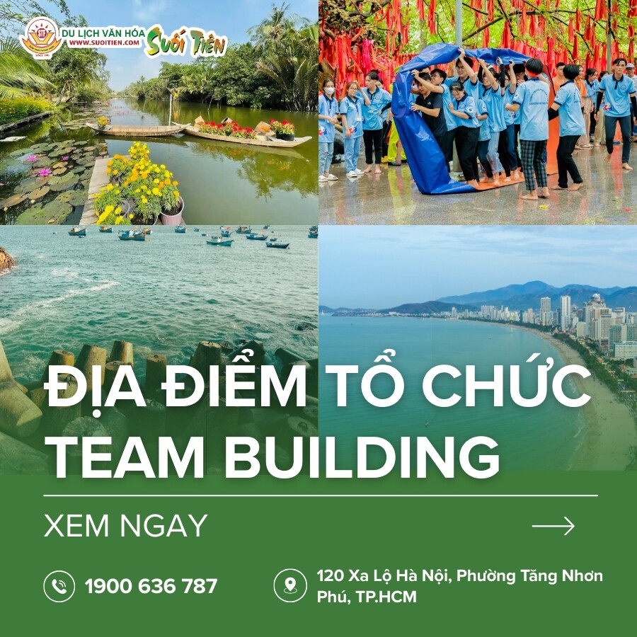 Top 20 địa điểm tổ chức team building tại TP.HCM và gần TP.HCM