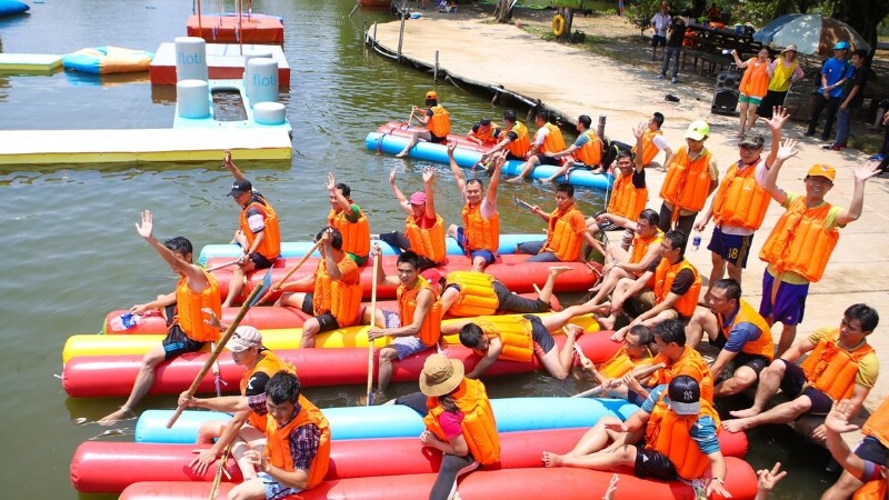 Vui chơi team building sông nước tại Bò Cạp Vàng, nơi gắn kết tinh thần đồng đội 
