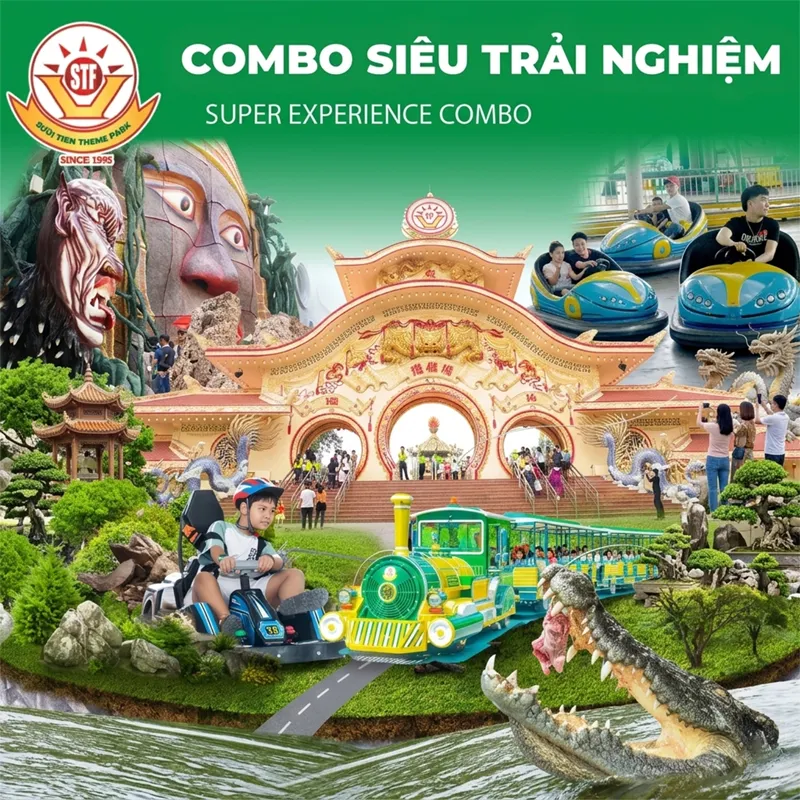 Săn combo Suối Tiên 2026: Vui chơi thả ga, giảm đến 20%