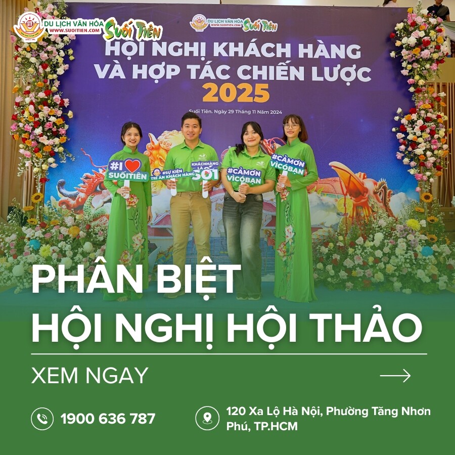 Phân biệt hội nghị và hội thảo chi tiết, dễ hiểu cho doanh nghiệp
