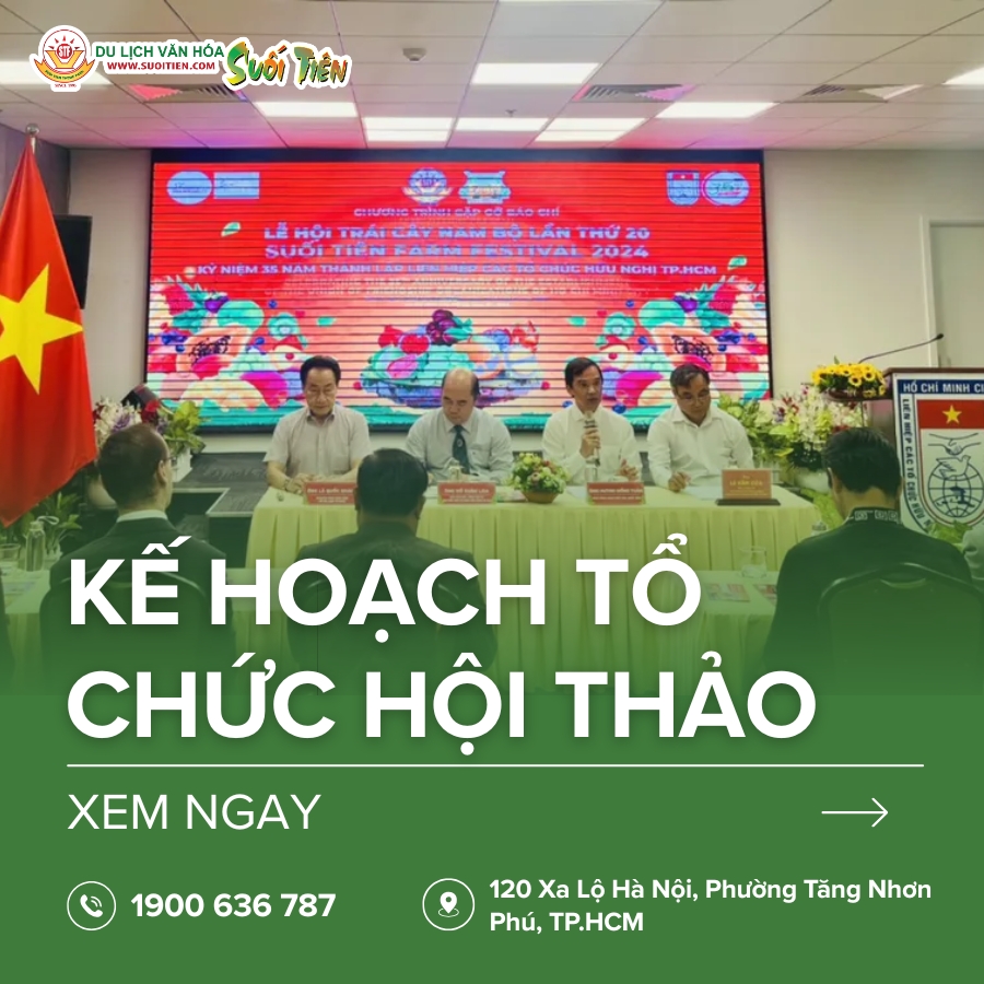 Lập kế hoạch tổ chức hội thảo sang trọng, chuyên nghiệp 