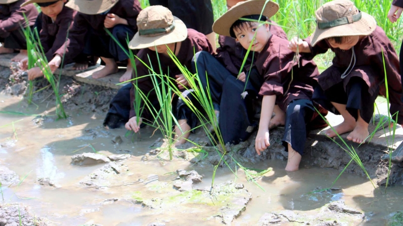 Nông Trại Rồng mang đậm phong vị miền Tây với hoạt động tát đìa, làm gốm và bắt vịt (Nguồn: Sưu tầm)