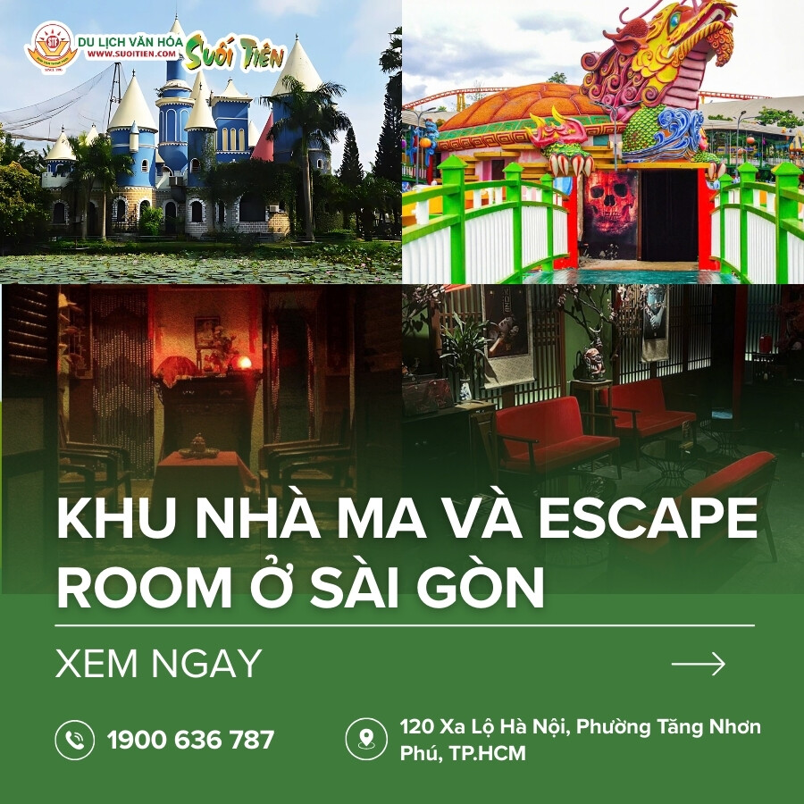 Top 10 khu nhà và Escape Room kinh dị và đầy thử thách ở Sài Gòn
