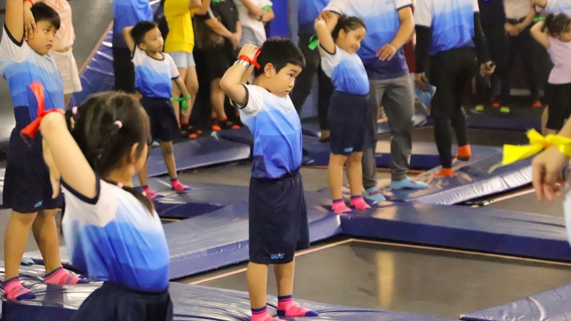 Khu thể thao Jump Arena Trampoline Park luôn kín khách nhí Khu thể thao Jump Arena Trampoline Park luôn kín khách nhí