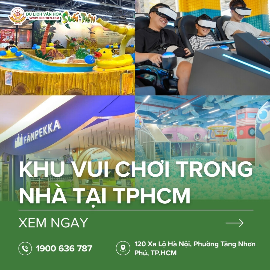11 khu vui chơi trong nhà tại TP.HCM hấp dẫn cho mọi lứa tuổi