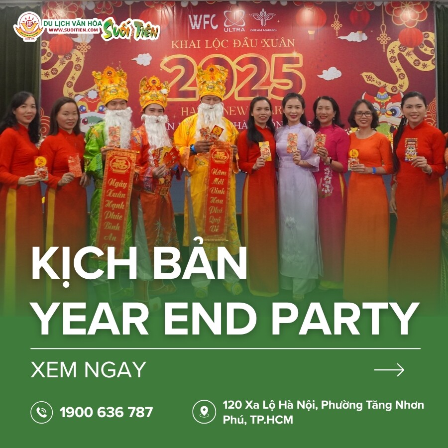 Hướng dẫn xây dựng kịch bản Year End Party kèm lời dẫn MC