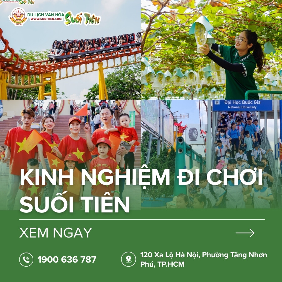 Kinh nghiệm đi chơi Suối Tiên chi tiết từ A - Z