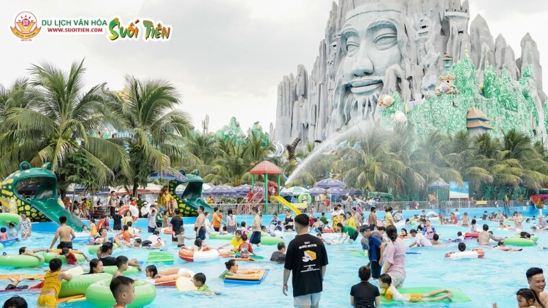 Nên đi Suối Tiên vào mùa khô khoảng tháng 12 đến tháng 4 năm sau để trải nghiệm vui chơi tuyệt vời