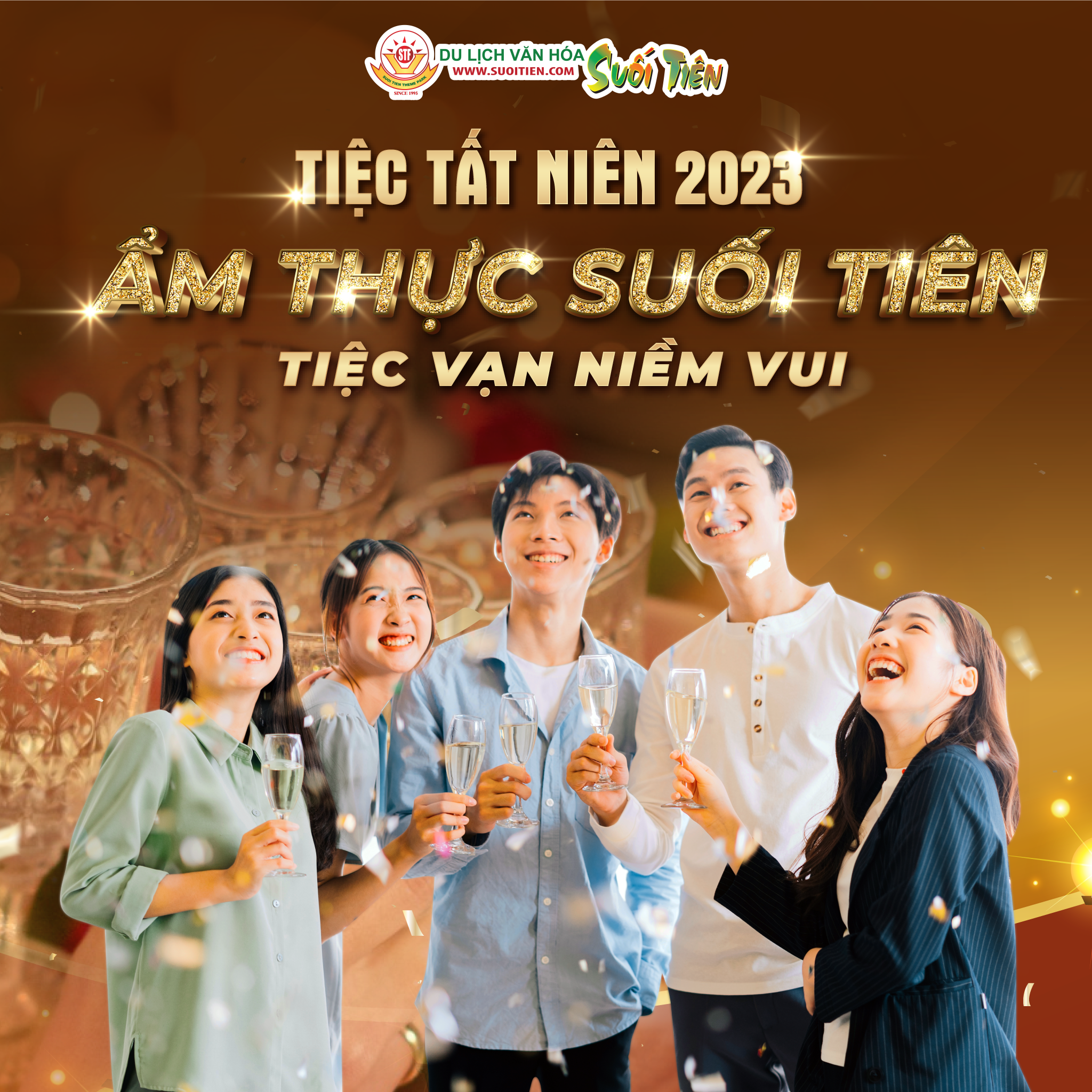 Tiệc Year End Party Ấn Tượng Tại Chuỗi Ẩm Thực Suối Tiên - Mùa Ưu Đãi Cuối Năm Rộn Ràng