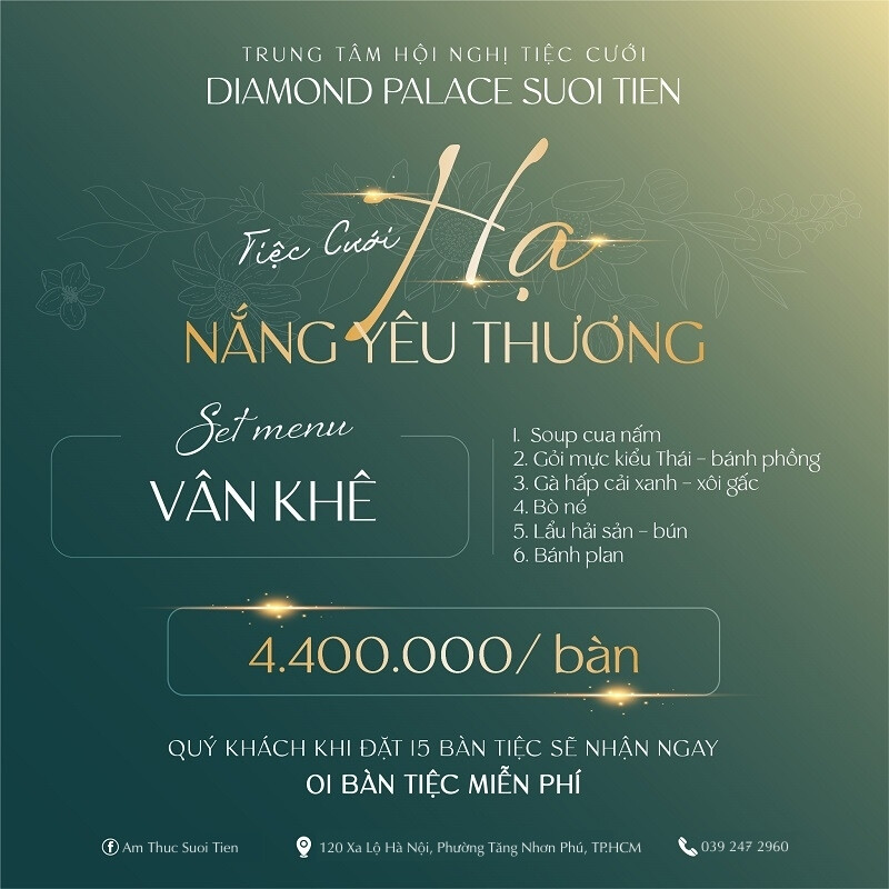 Set menu “Hạ Huyền” tinh tế, chỉ từ 4.400.000 VNĐ/bàn 