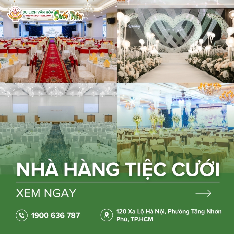 Top 15 nhà hàng tiệc cưới sang trọng, chuyên nghiệp tại TP.HCM