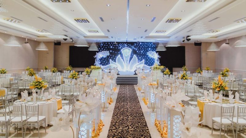 Nhà hàng tiệc cưới Melisa Center sở hữu không gian rộng lớn 9 sảnh tiệc (Nguồn: Sưu Tầm)