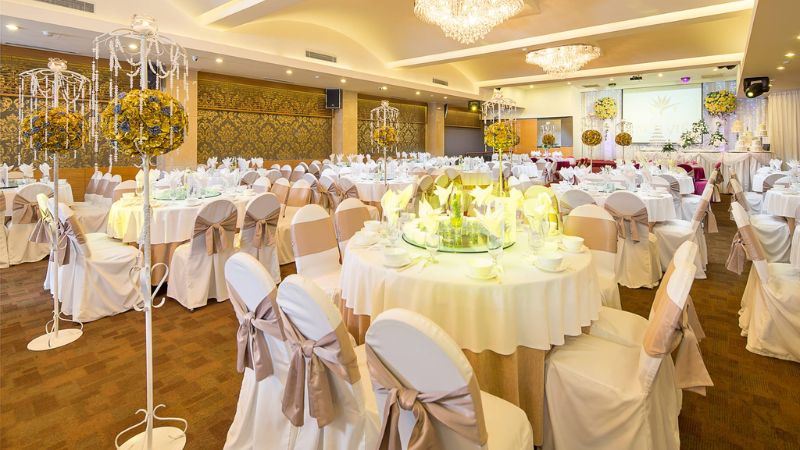 Nhà hàng tiệc cưới Bách Việt theo phong cách châu Âu thanh lịch (Nguồn: Sưu Tầm)