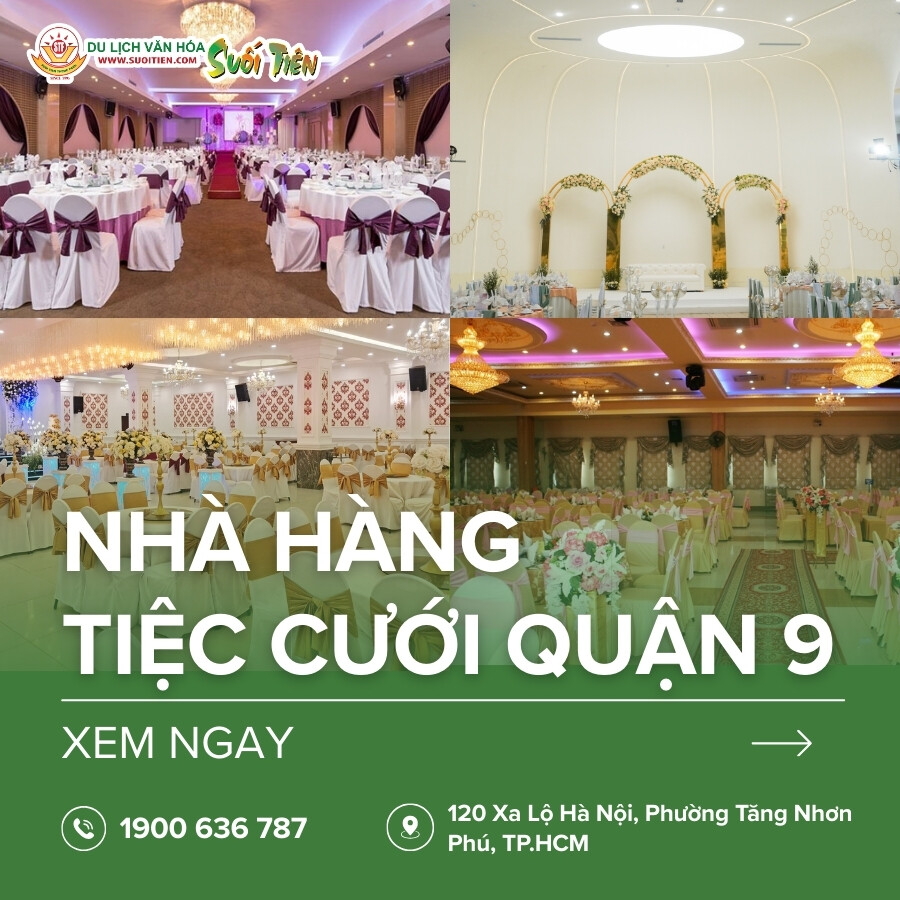 Tổng hợp 7 nhà hàng tiệc cưới quận 9 sang trọng, cao cấp