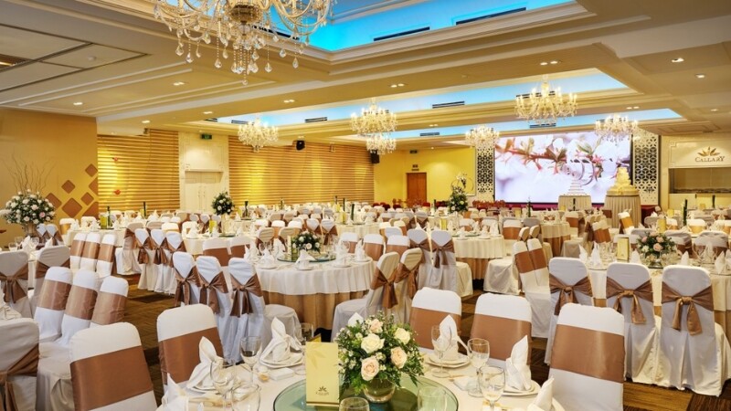 Sảnh tiệc cưới lãng mạn, tinh tế tại Nhà hàng Callary