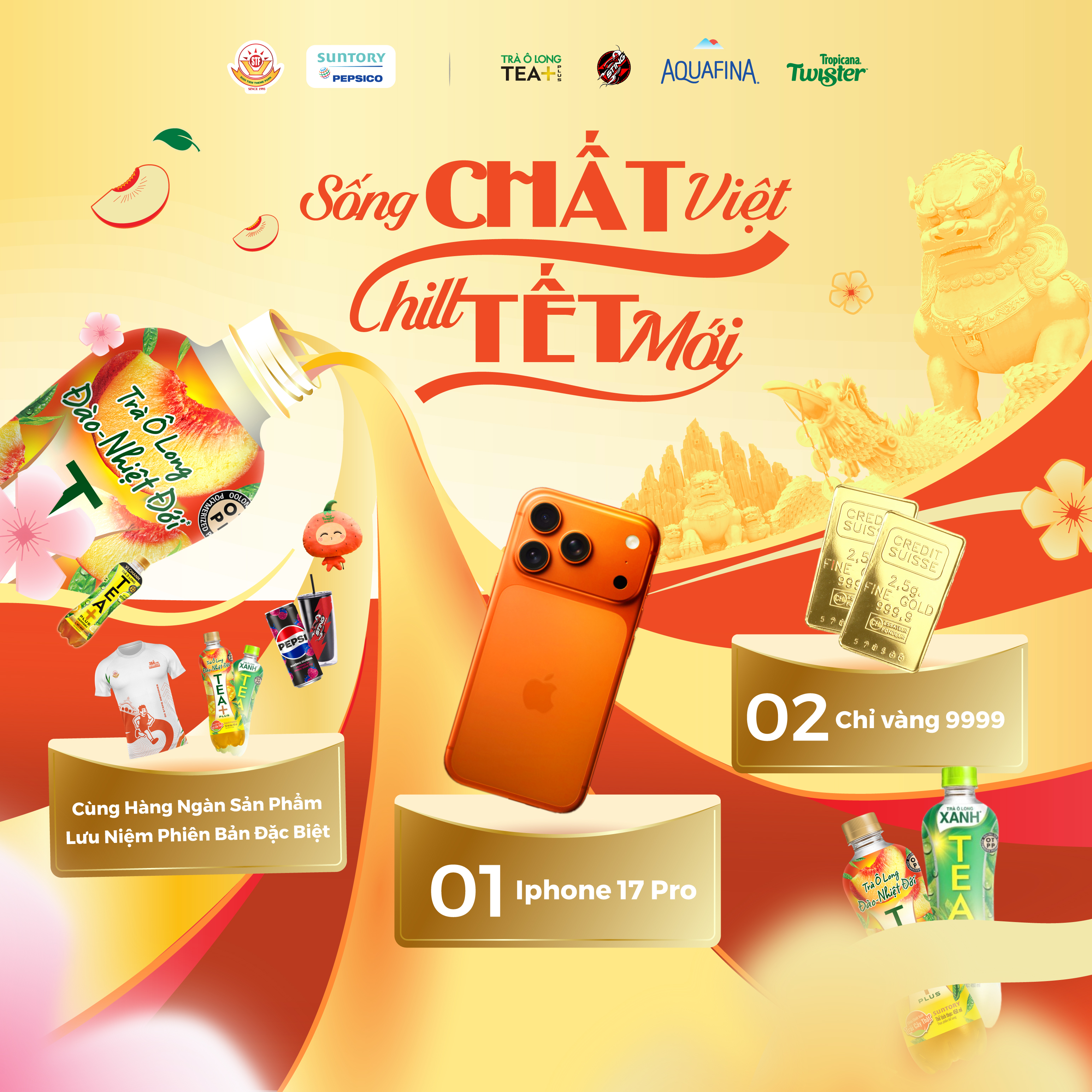 Đón Tết Dương Lịch tại Suối Tiên, Cơ hội nhận lộc vàng và Iphone 17 Pro 