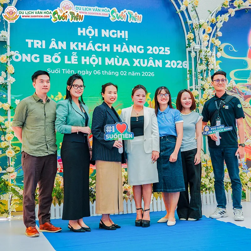 Suối Tiên tổ chức Hội nghị tri ân khách hàng 2025 và công bố Lễ hội Mùa Xuân 2026