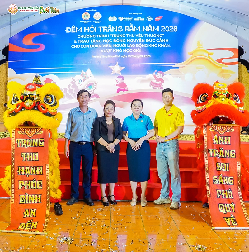 RỘN RÀNG ĐÊM HỘI TRĂNG RẰM 2026 TẠI SUỐI TIÊN