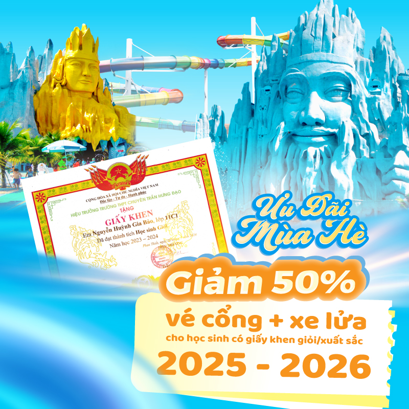 Vui Hè Bùng Nổ – Suối Tiên Giảm 50% Vé Cho Học Sinh Giỏi