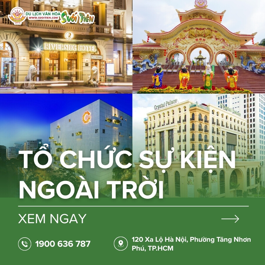 Top 11 địa điểm tổ chức sự kiện ngoài trời lý tưởng tại TPHCM 