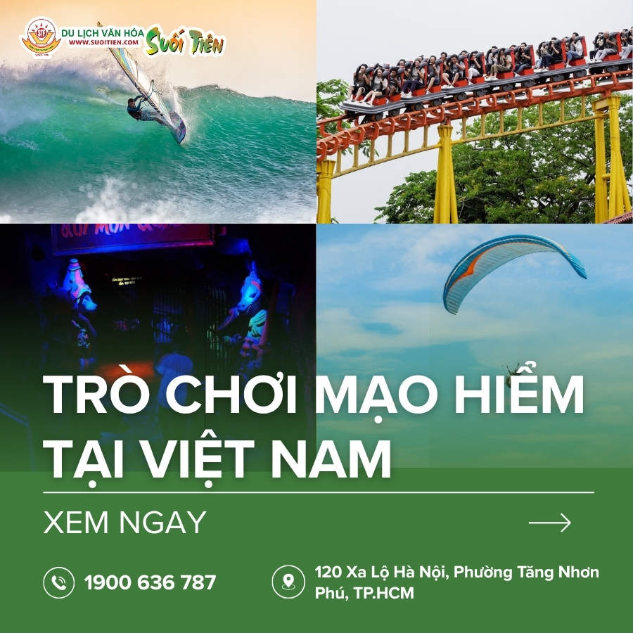 Khám phá 10 trò chơi mạo hiểm hấp dẫn nhất tại Việt Nam