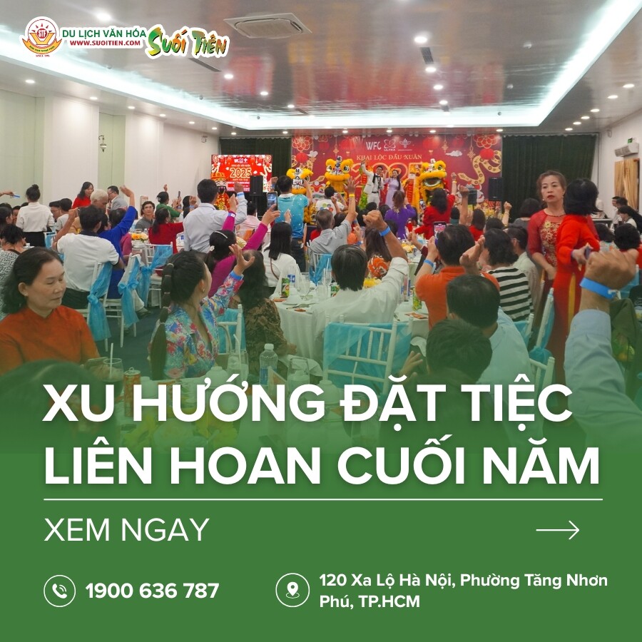 11 xu hướng đặt tiệc liên hoan cuối năm chuyên nghiệp, sáng tạo