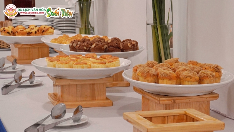 Những loại bánh ngọt ngào trở thành lựa chọn trong một sự kiện Sweet Party tại Suối Tiên