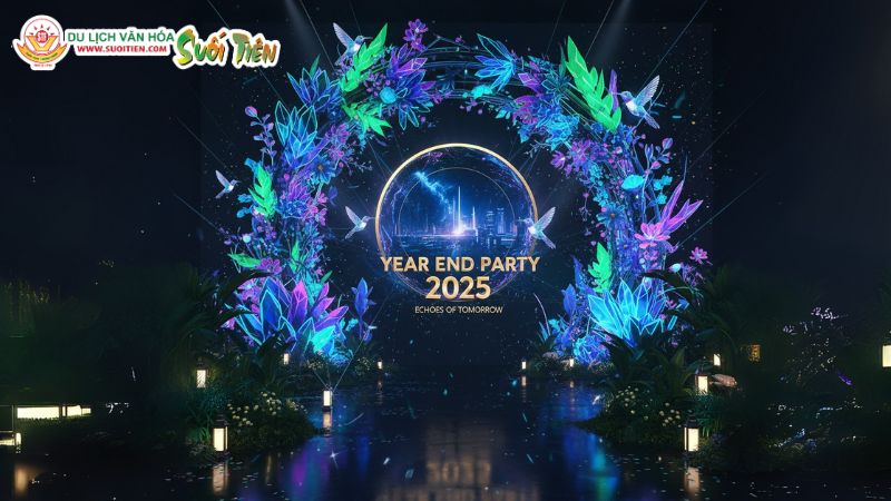 Mẫu Year End Party Backdrop 4