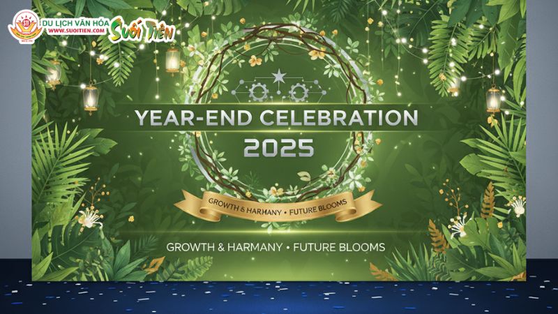 Mẫu Year End Party Backdrop 12