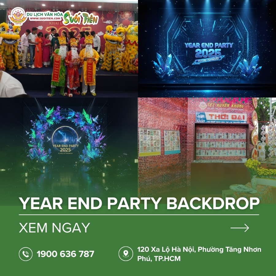 Gợi ý 15 mẫu Year End Party Backdrop ý nghĩa và nổi bật